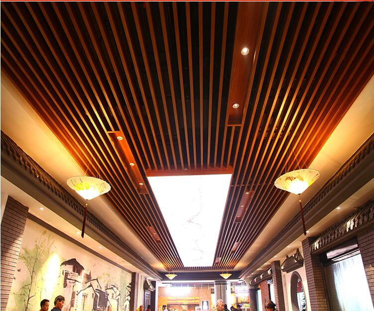 木紋鋁方通案例